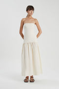 Vestido Colorado Off White
