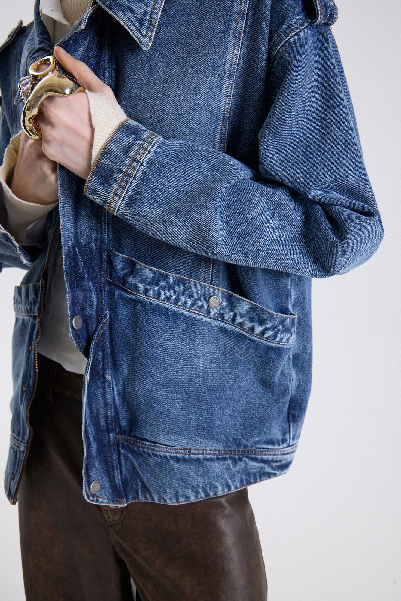 Campera Curacao Azul