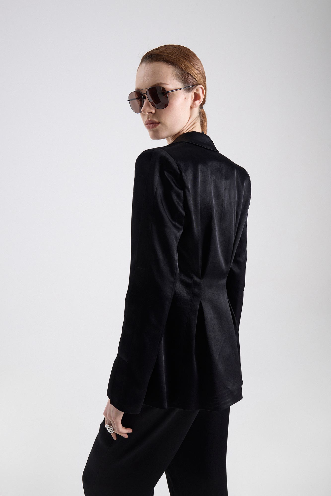 Saco Columna Negro