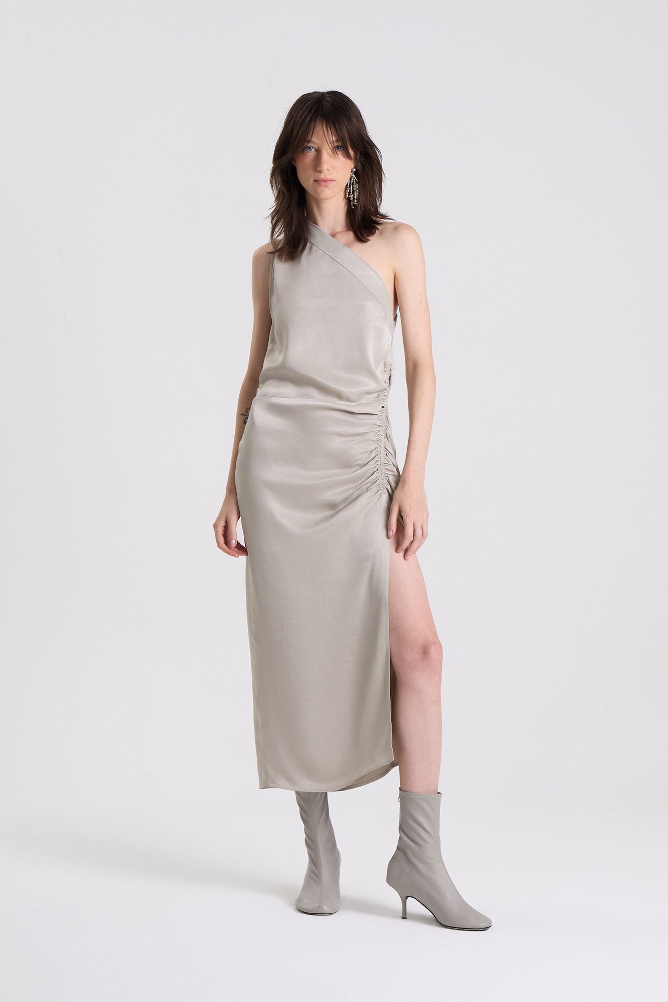 Vestido Peret Cemento