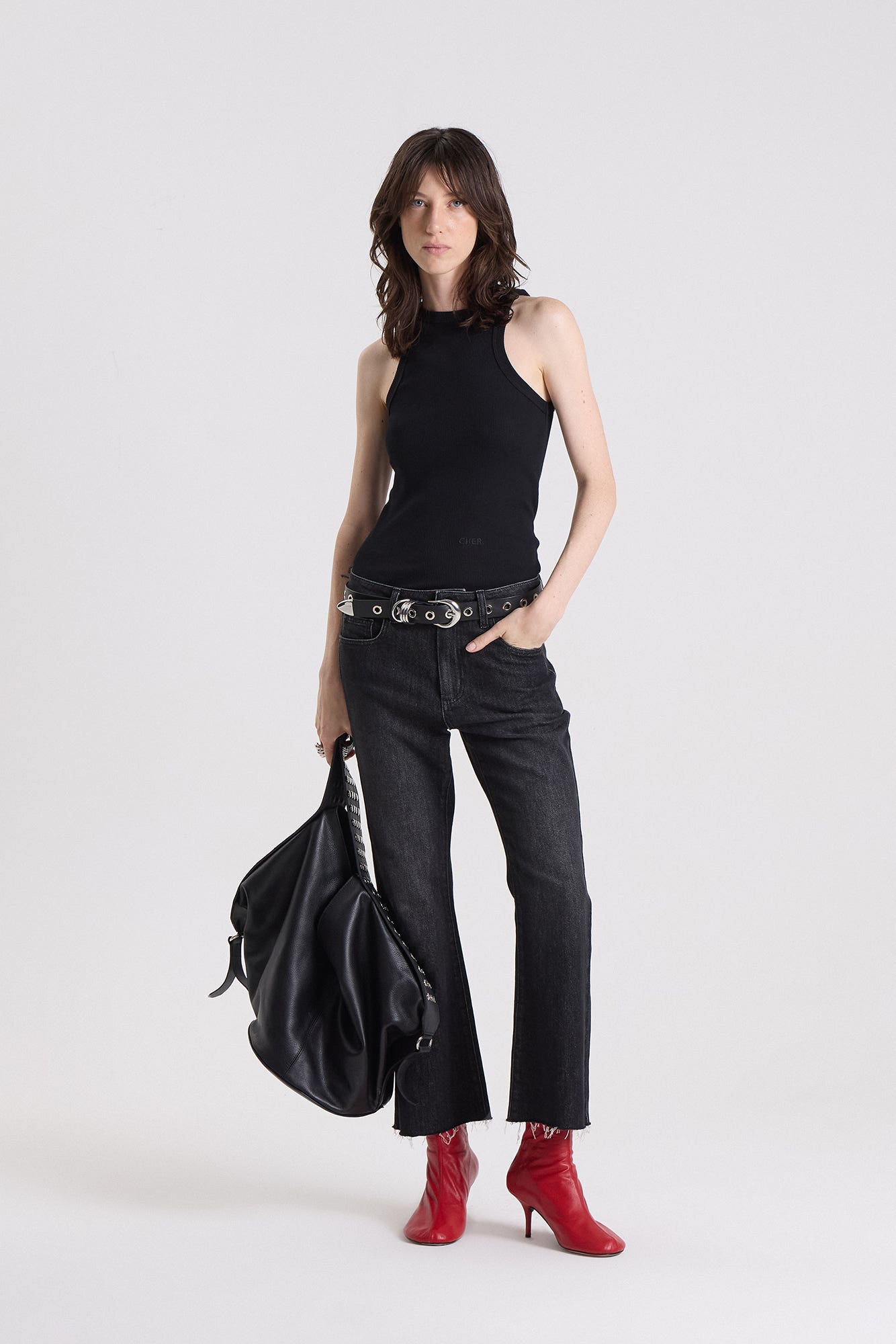 Remera Ankh Negro